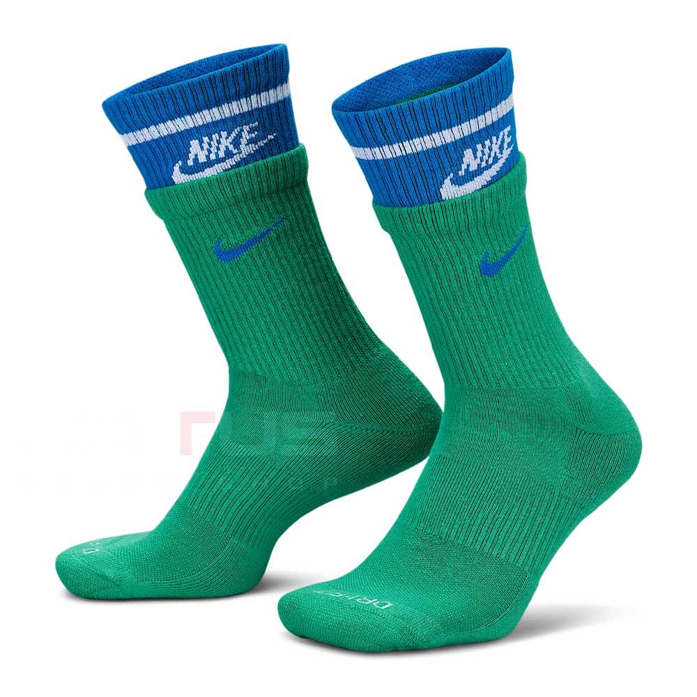 ЧОРАПИ NIKE FN3148-300 ED PLS CSH CRW 1PR 144 DN ЗЕЛЕНИ/СИНИ - lotus-sport.bg